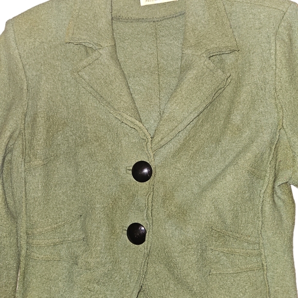 Melanie Lyne Green Wool Jacket - Picture 9 of 14